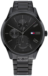 Tommy Hilfiger Damon Czarny/Stal Ø44 mm 1791849
