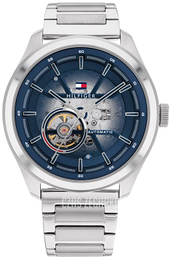 Tommy Hilfiger Oliver Niebieski/Stal Ø45 mm 1791939
