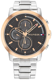 Tommy Hilfiger Jameson Szary/Stal Ø46 mm 1792050