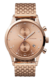 Triwa Lansen Rose Chrono Różowe złoto/Stal w kolorze różowego złota Ø38 mm LCST104