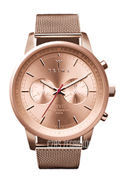 Triwa Nevil Rose Różowe złoto/Stal w kolorze różowego złota Ø40 mm NEST106-MESH