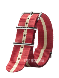 Triwa Armband Burgundy Nato 20mm Tkanina STNY125