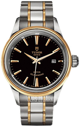 Tudor Style Czarny/Stal w odcieniu złota Ø28 mm M12103-0003