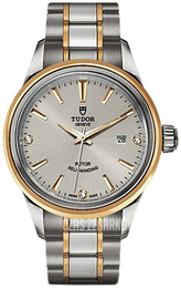 Tudor Style Srebrny/Stal w odcieniu złota Ø28 mm M12103-0005