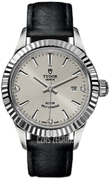 Tudor Style Srebrny/Skóra Ø28 mm 12110-0024