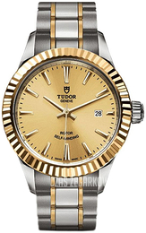 Tudor Style Żółte złoto/Stal w odcieniu złota Ø28 mm M12113-0001