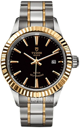 Tudor Style Czarny/Stal w odcieniu złota Ø28 mm M12113-0005