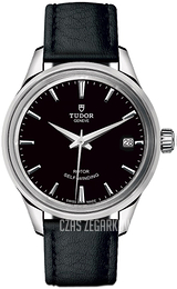 Tudor Style Czarny/Skóra Ø34 mm 12300-0006