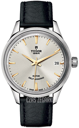 Tudor Style Srebrny/Skóra Ø34 mm 12300-0018