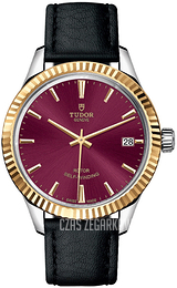 Tudor Style Czerwony/Skóra Ø34 mm 12313-0023