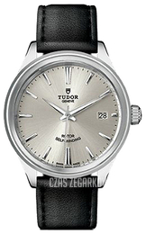 Tudor Style Srebrny/Skóra Ø38 mm 12500-0005