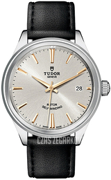 Tudor Style Srebrny/Skóra Ø38 mm 12500-0018