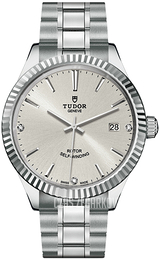 Tudor Style Srebrny/Stal Ø38 mm M12510-0007