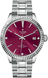 Tudor Style Czerwony/Stal Ø38 mm M12510-0019