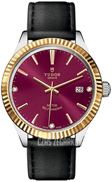 Tudor Style Czerwony/Skóra Ø38 mm 12513-0024