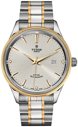 Tudor Style Srebrny/Stal w odcieniu złota Ø41 mm M12703-0005