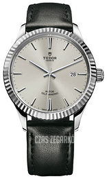 Tudor Style Srebrny/Skóra Ø41 mm 12710-0021