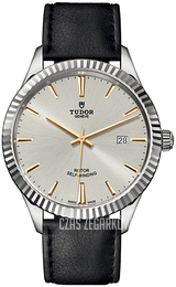Tudor Style Srebrny/Skóra Ø41 mm 12710-0023