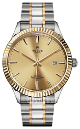 Tudor Style Szampański/18 karatowe żółte złoto Ø41 mm M12713-0001