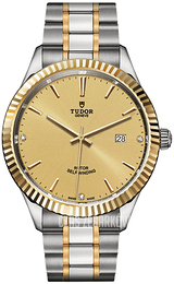 Tudor Style Żółte złoto/Stal w odcieniu złota Ø41 mm M12713-0007