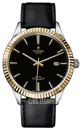 Tudor Style Czarny/Skóra Ø41 mm 12713-0019