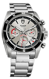 Tudor Grantour Chrono Srebrny/Stal Ø42 mm 20530N-95730-SID
