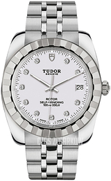 Tudor Classic Date Biały/Stal Ø38 mm 21010-0015