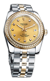 Tudor Classic Date Szampański/Stal w odcieniu złota Ø38 mm 21023-62583-CHDIDSTL