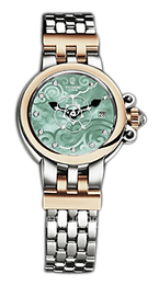Tudor Clair De Rose Zielony/18 karatowe żółte złoto Ø26 mm 35101-65710-GRDDSTL