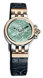 Tudor Clair De Rose Zielony/18 karatowe żółte złoto Ø26 mm 35101-GRDBFS