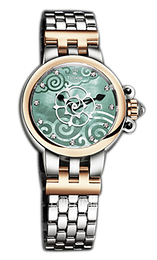 Tudor Clair De Rose Zielony/18 karatowe żółte złoto Ø30 mm 35401-65740-GRDDSTL