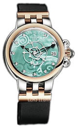 Tudor Clair De Rose Zielony/18 karatowe żółte złoto Ø34 mm 35701-GRDDBSTS