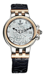 Tudor Clair De Rose Biały/18 karatowe żółte złoto Ø34 mm 35701-WHDDBFS