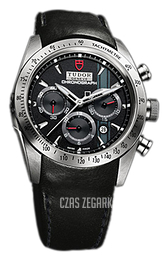 Tudor Fastrider Chronograph Czarny/Skóra Ø42 mm 42000-BIDBLS