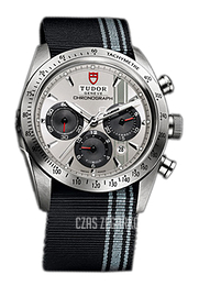 Tudor Fastrider Chronograph Srebrny/Tkanina Ø42 mm 42000-SIDBFS