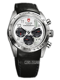 Tudor Fastrider Chronograph Biały/Skóra Ø42 mm 42000-WADBLS