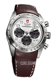 Tudor Fastrider Chronograph Biały/Skóra Ø42 mm 42000-WADBRLS