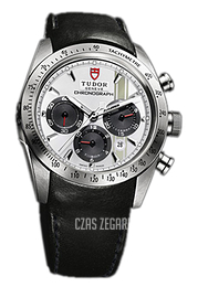 Tudor Fastrider Chronograph Biały/Skóra Ø42 mm 42000-WIDBLS