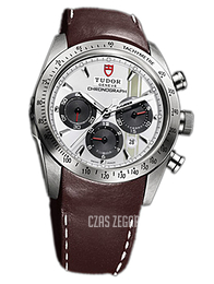 Tudor Fastrider Chronograph Biały/Skóra Ø42 mm 42000-WIDBRLS