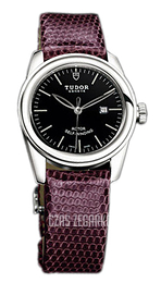 Tudor Glamour Date Czarny/Skóra Ø31 mm 53000-BIDPRLZS