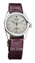 Tudor Glamour Date Srebrny/Skóra Ø31 mm 53000-SIDPRLZSP