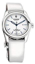 Tudor Glamour Date Biały/Skóra Ø31 mm 53000-WIDWPLSP