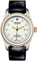 Tudor Glamour Date Biały/Skóra Ø31 mm M53003-0078