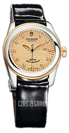 Tudor Glamour Date Szampański/Skóra Ø31 mm 53003-CHDIDBPLSP