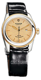 Tudor Glamour Date Szampański/Skóra Ø31 mm 53003-CHIDBPLSP