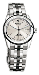 Tudor Glamour Date Srebrny/Czeramiczna Ø31 mm 53010N-68030N-SIDSTL