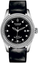 Tudor Glamour Date Czarny/Skóra Ø31 mm M53020-0048