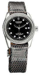 Tudor Glamour Date Czarny/Skóra Ø31 mm 53020-BDIDGLZS