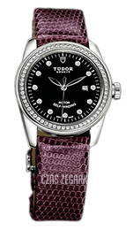 Tudor Glamour Date Czarny/Skóra Ø31 mm 53020-BDIDPRLZS