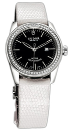 Tudor Glamour Date Czarny/Skóra Ø31 mm 53020-BIDWLZS